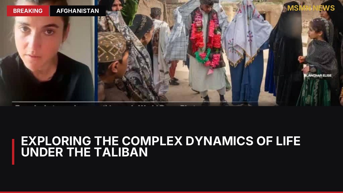 Exploring the Complex Dynamics of Life Under the Taliban: MSMN News — image from France24 English