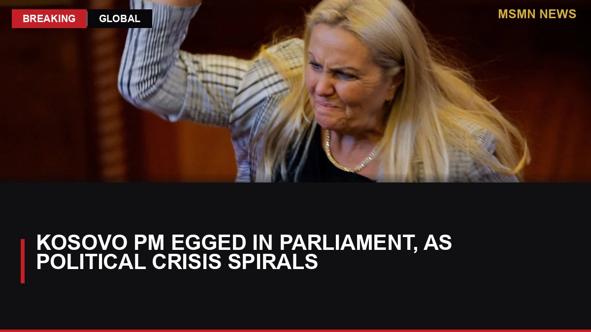 Kosovo PM egged in parliament, as political crisis spirals: MSMN News — image from SCMP China