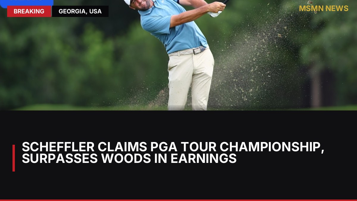 Scheffler Claims PGA Tour Championship, Surpasses Woods in Earnings: MSMN News — image from ABC Australia