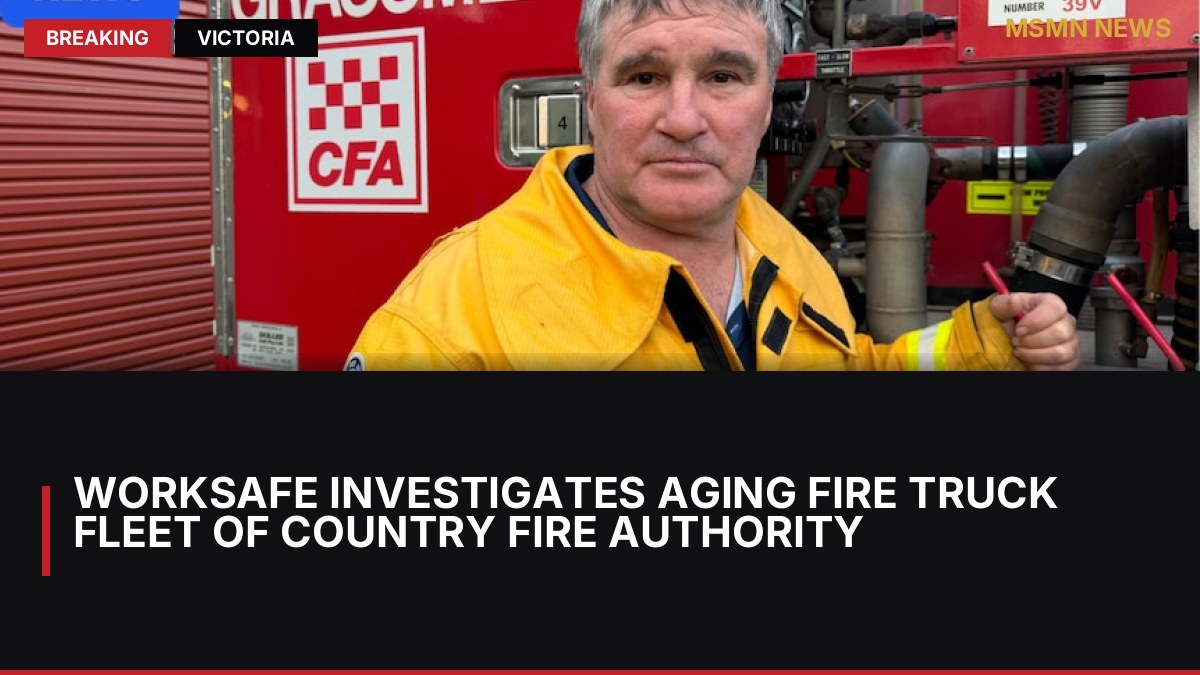 WorkSafe Investigates Aging Fire Truck Fleet of Country Fire Authority: MSMN News — image from ABC Australia
