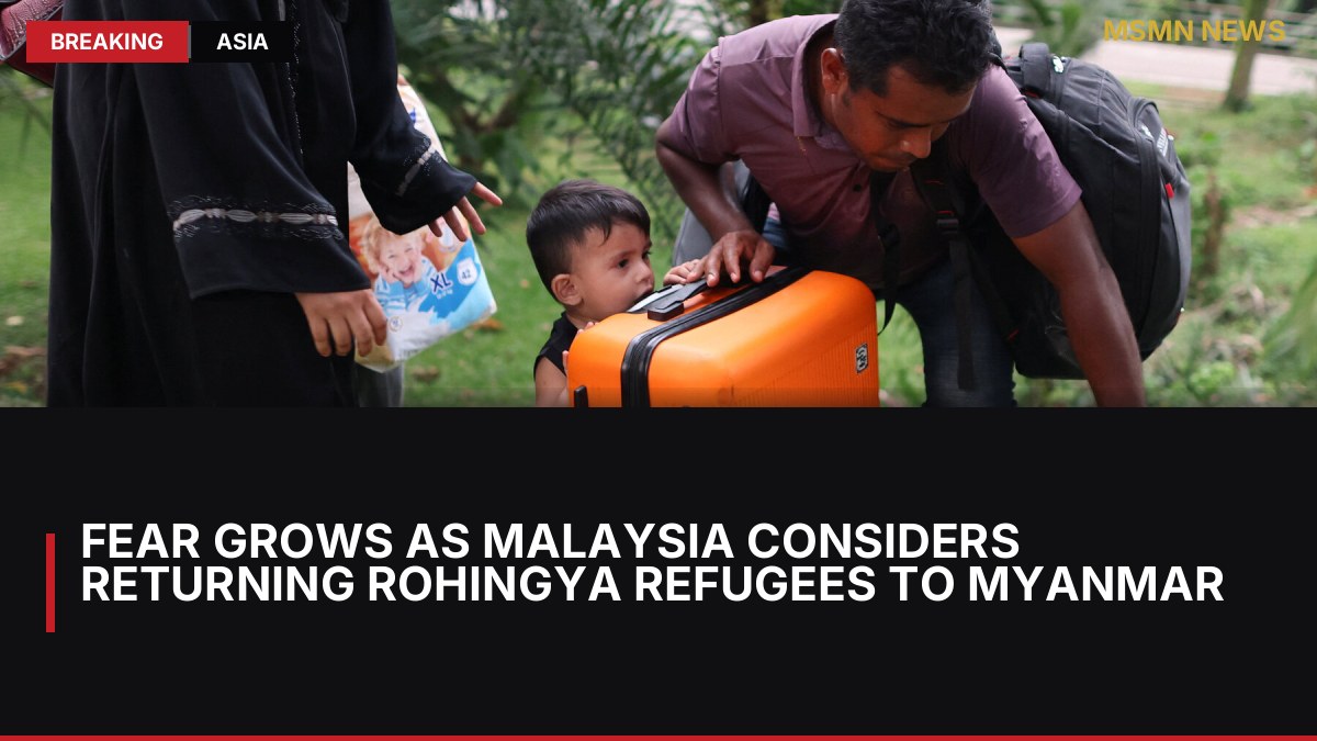 Fear Grows as Malaysia Considers Returning Rohingya Refugees to Myanmar: MSMN News — image from NYT World