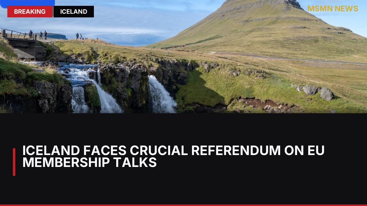 Iceland Faces Crucial Referendum on EU Membership Talks: MSMN News — image from ABC Australia