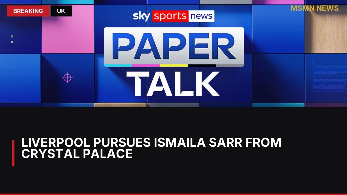 Liverpool Pursues Ismaila Sarr from Crystal Palace: MSMN News — image from Sky Sports