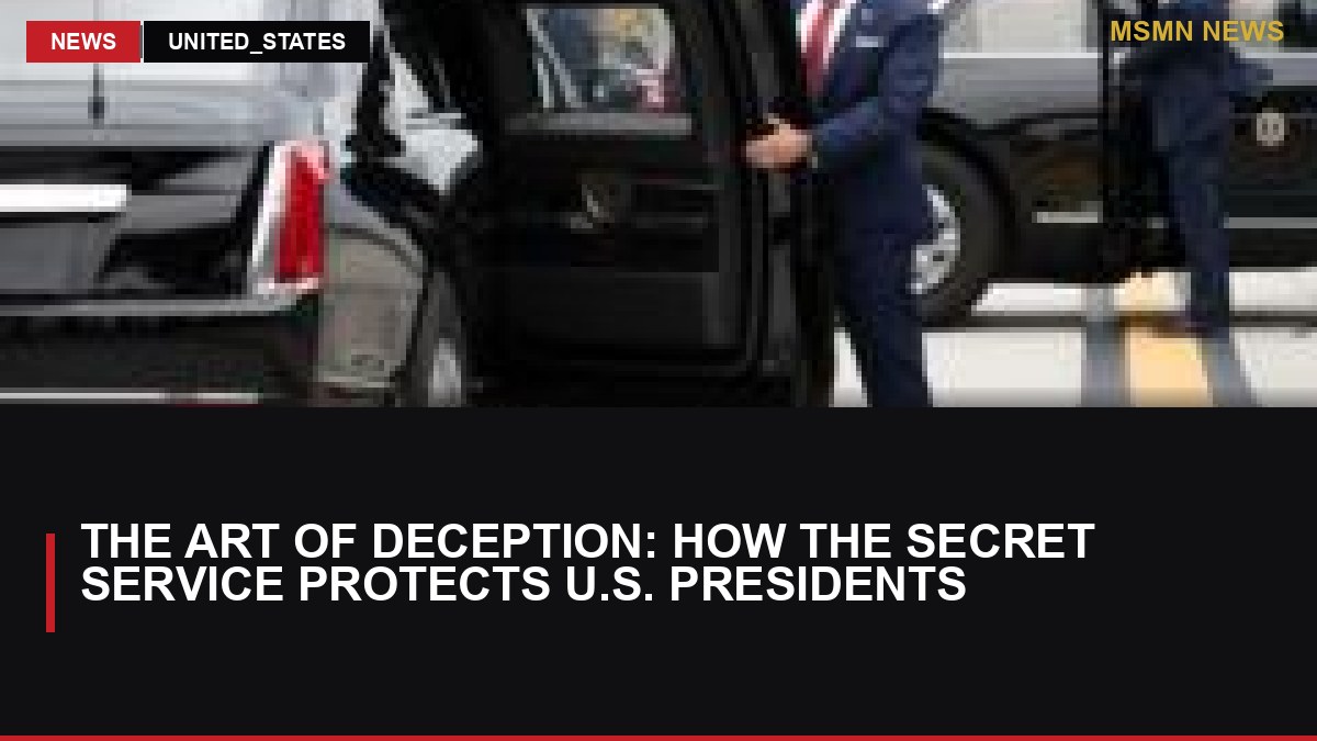 The Art of Deception: How the Secret Service Protects U.S. Presidents: MSMN News — image from BBC World