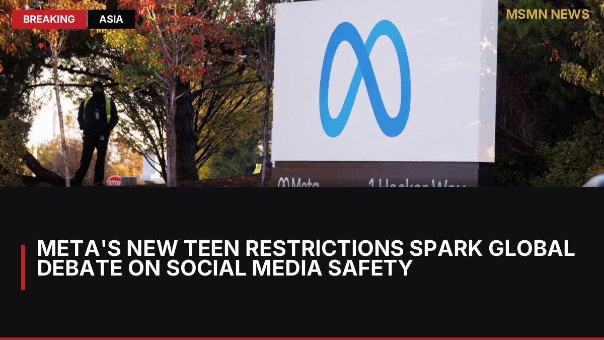 Meta's New Teen Restrictions Spark Global Debate on Social Media Safety: MSMN News — image from Japan Times