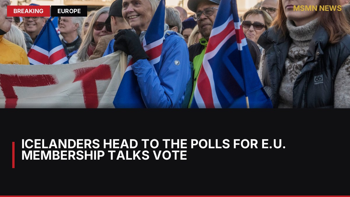 Icelanders Head to the Polls for E.U. Membership Talks Vote: MSMN News — image from NYT World