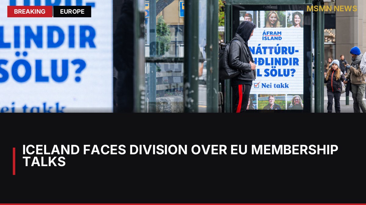 Iceland Faces Division Over EU Membership Talks: MSMN News — image from NYT World