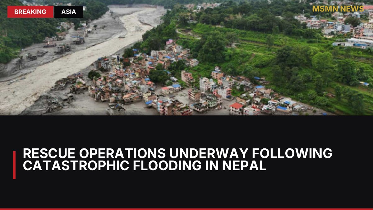 Rescue Operations Underway Following Catastrophic Flooding in Nepal: MSMN News — image from Bangkok Post