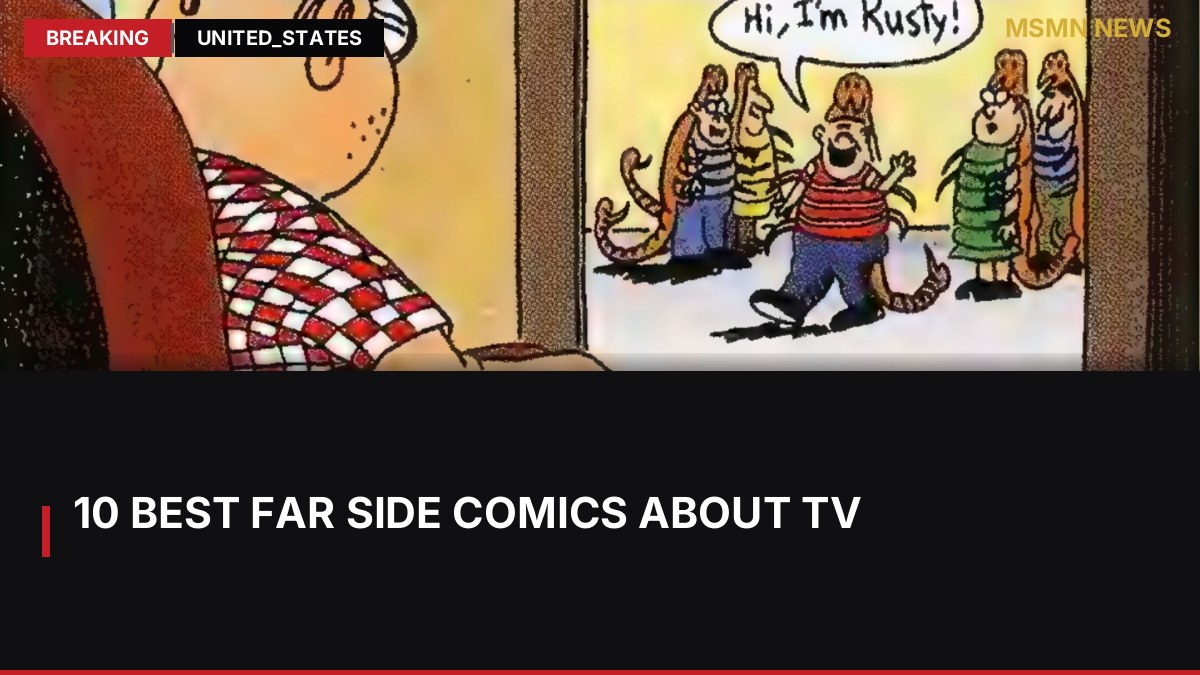10 Best Far Side Comics About TV: MSMN News — image from MovieWeb