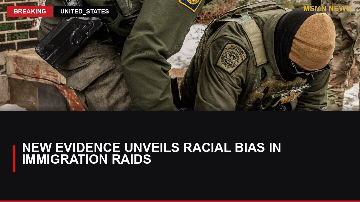 New Evidence Unveils Racial Bias in Immigration Raids: MSMN News — image from NYT US