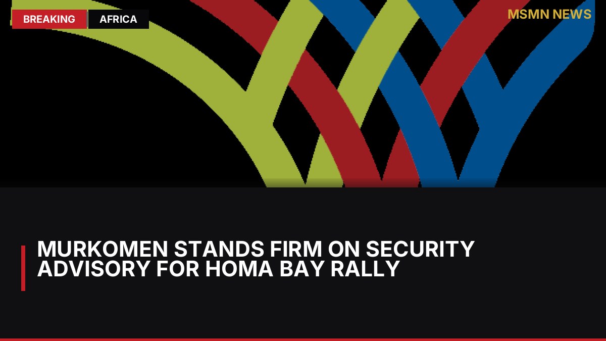 Murkomen Stands Firm on Security Advisory for Homa Bay Rally: MSMN News — image from AllAfrica Kenya