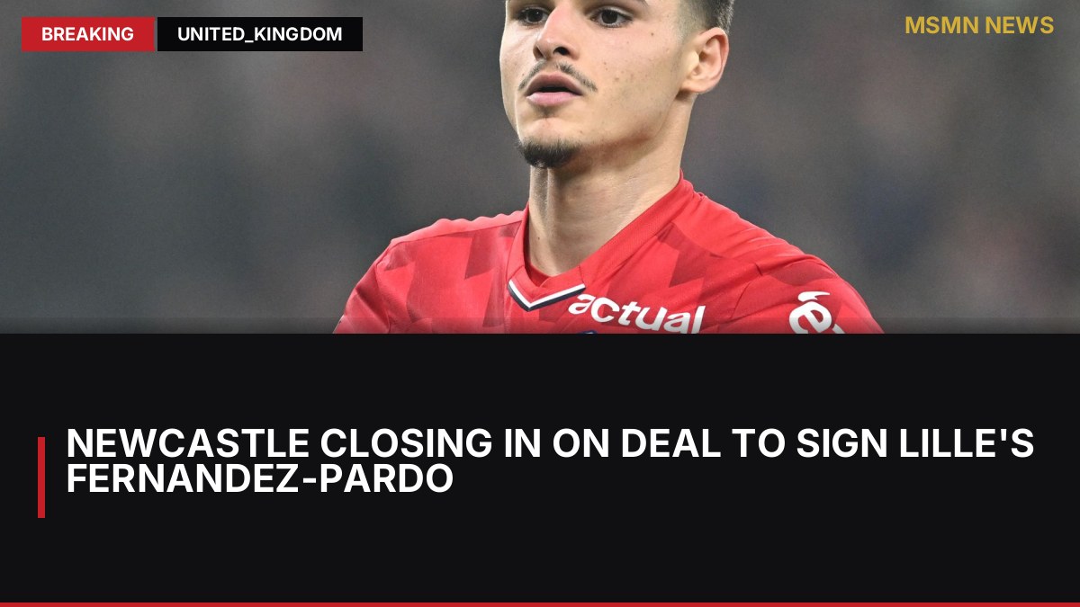 Newcastle closing in on deal to sign Lille's Fernandez-Pardo: MSMN News — image from Sky Sports