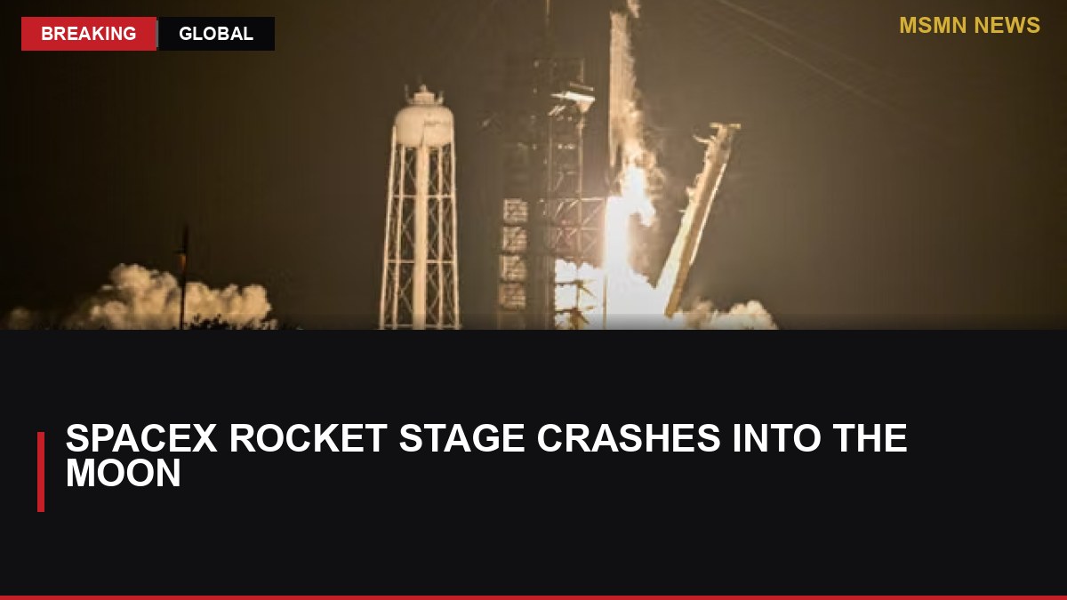 SpaceX Rocket Stage Crashes into the Moon: MSMN News — image from Le Monde English