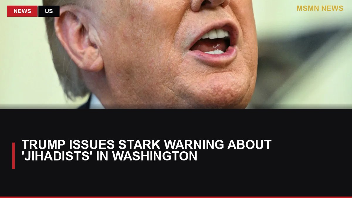 Trump Issues Stark Warning About 'Jihadists' in Washington: MSMN News — image from Al Jazeera English