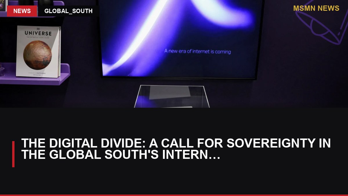 The Digital Divide: A Call for Sovereignty in the Global South's Internet Future: MSMN News — image from Al Jazeera English