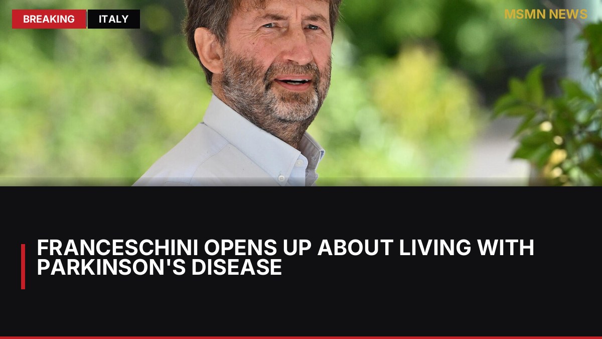 Franceschini Opens Up About Living with Parkinson's Disease: MSMN News — image from ANSA Italy