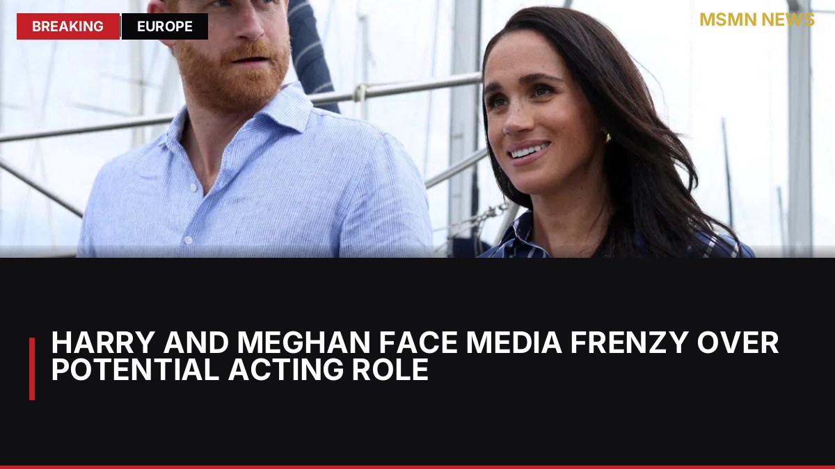 Harry and Meghan Face Media Frenzy Over Potential Acting Role: MSMN News — image from Straits Times World