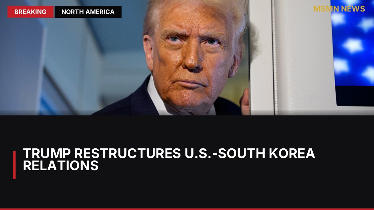 Trump Restructures U.S.-South Korea Relations: MSMN News — image from CNBC Top News
