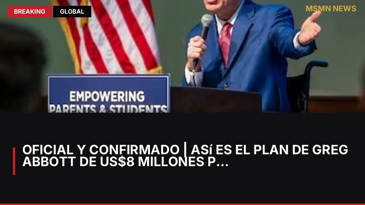 Oficial y confirmado | Así es el plan de Greg Abbott de US$8 millones para mejorar el suministro eléctrico en: MSMN News — image from Clarin Argentina