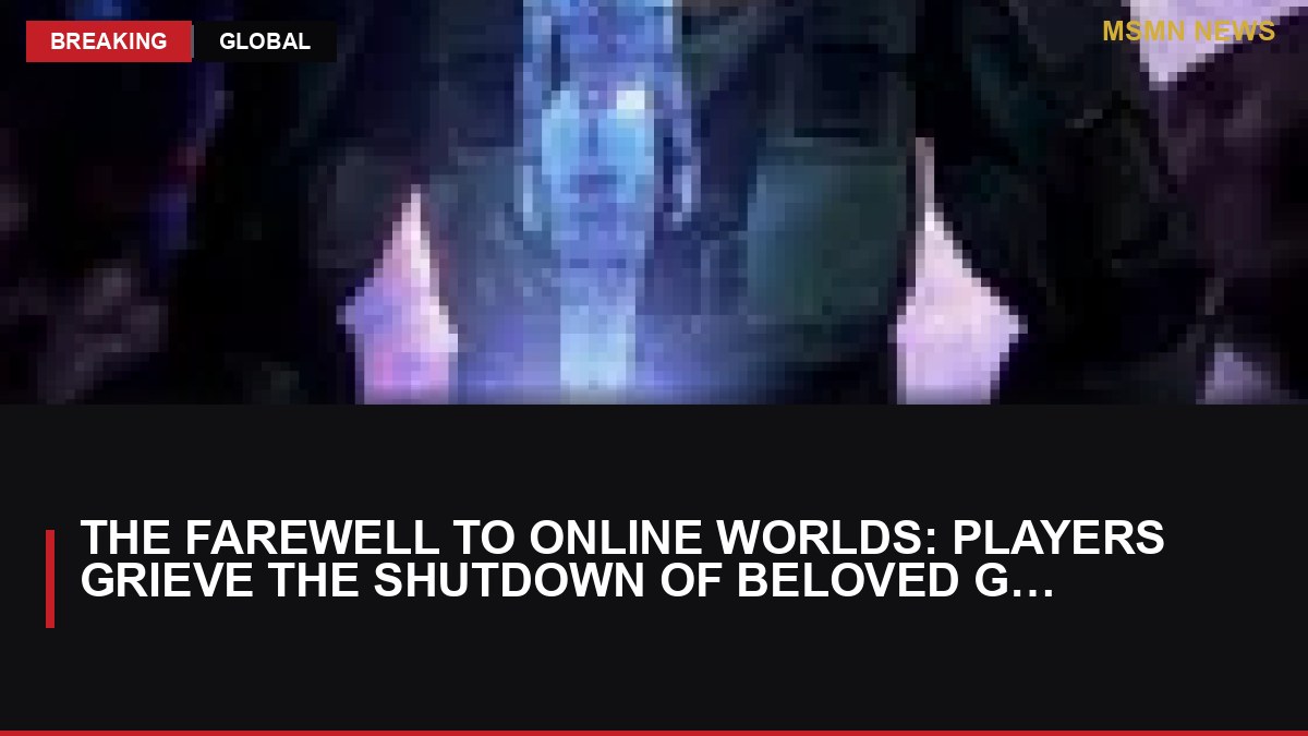 The Farewell to Online Worlds: Players Grieve the Shutdown of Beloved Games: MSMN News — image from Guardian Games
