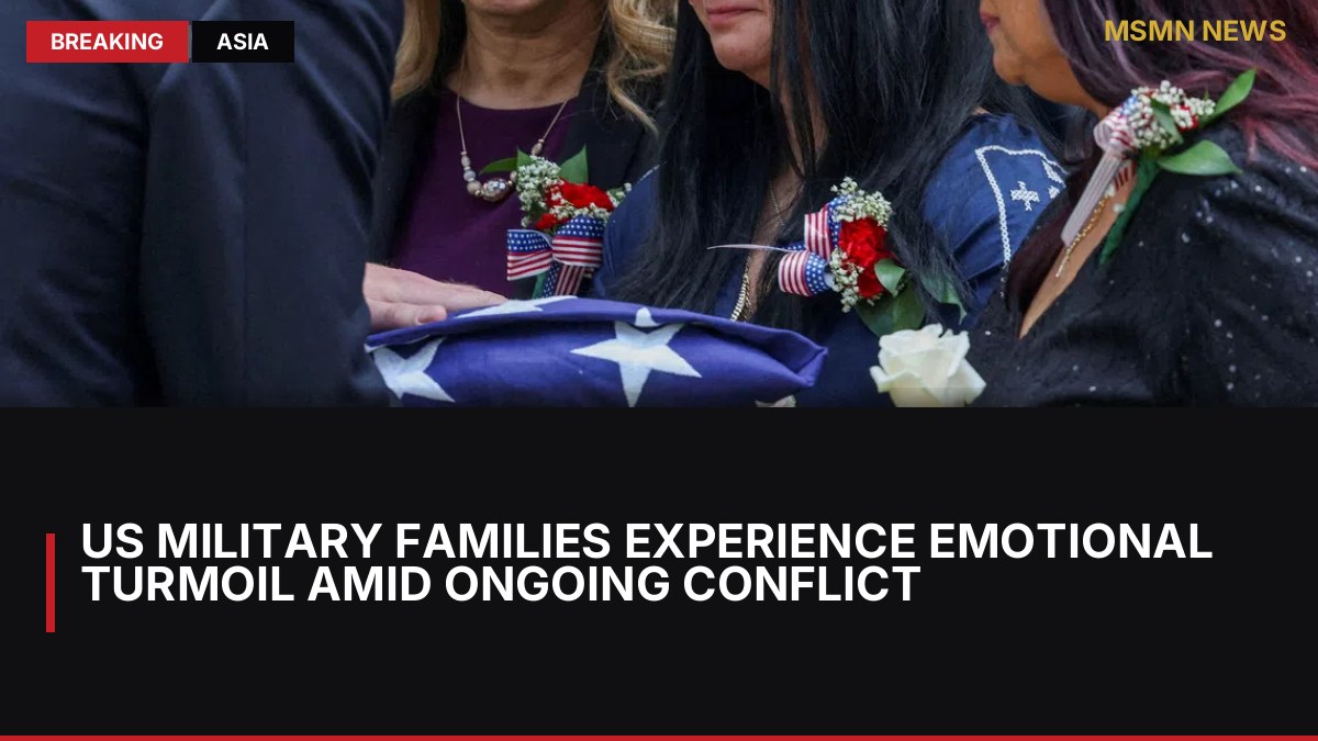 US Military Families Experience Emotional Turmoil Amid Ongoing Conflict: MSMN News — image from Straits Times World