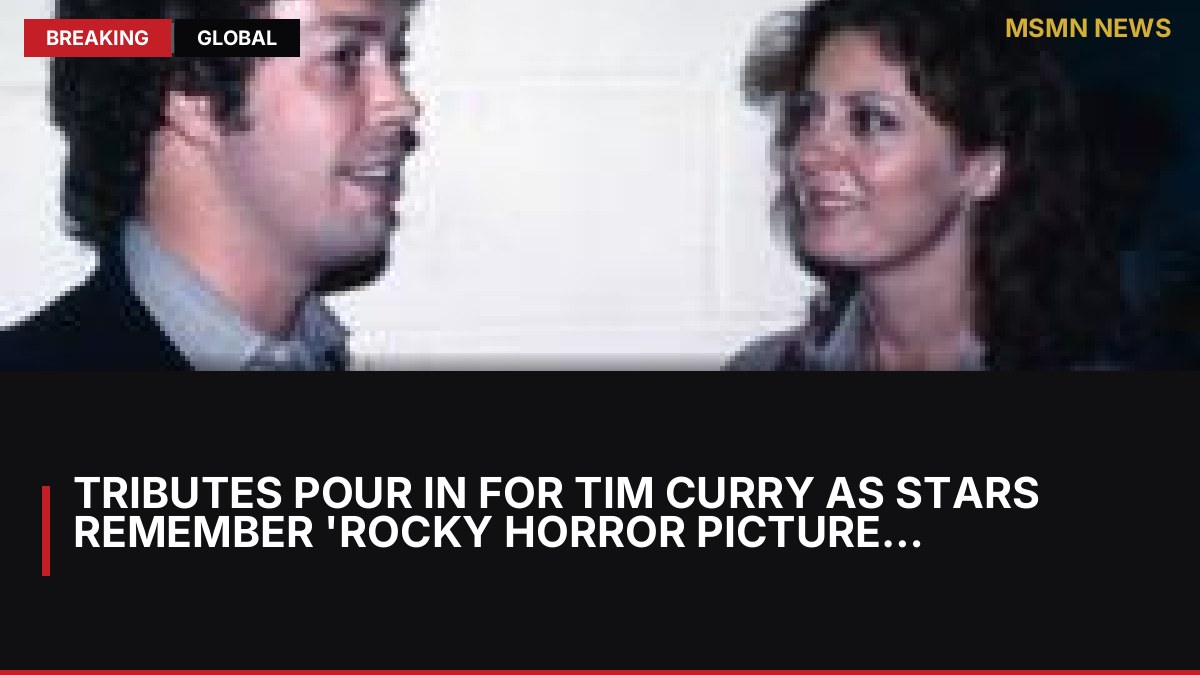 Tributes Pour in for Tim Curry as Stars Remember 'Rocky Horror Picture Show' Co-Star: MSMN News — image from BBC Entertainment