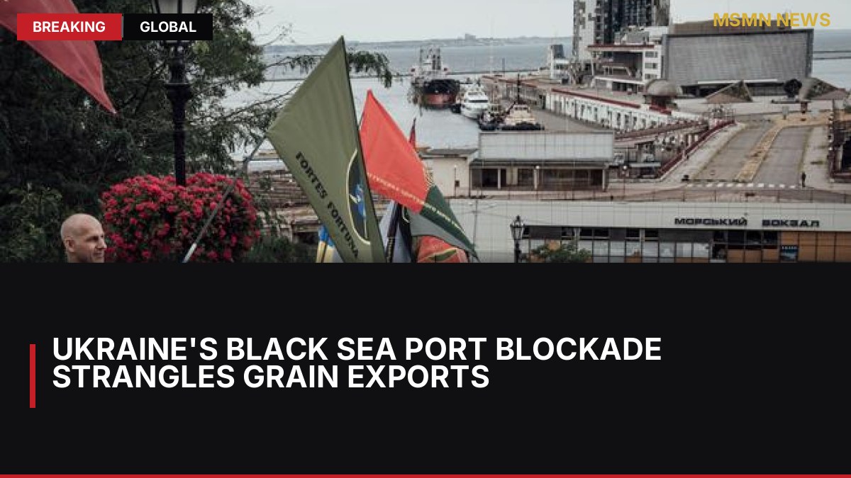Ukraine's Black Sea port blockade strangles grain exports: MSMN News — image from Le Monde English