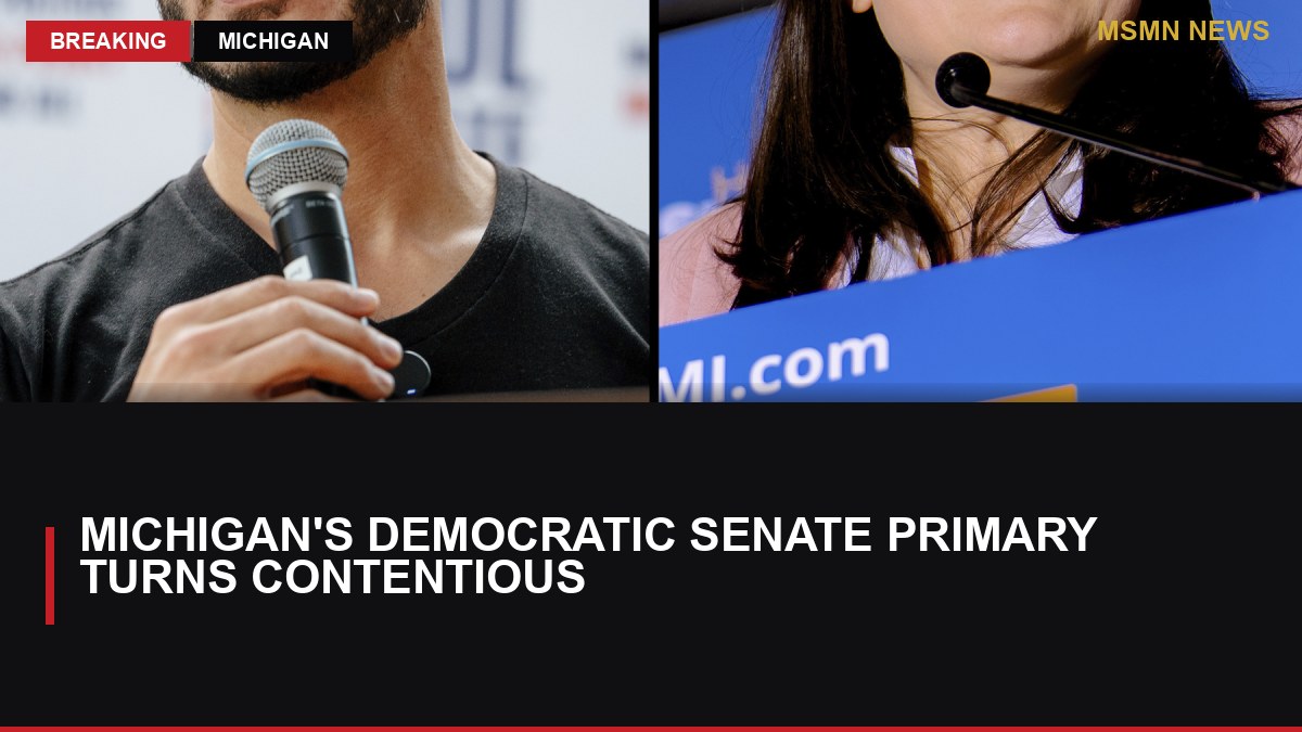 Michigan's Democratic Senate Primary Turns Contentious: MSMN News — image from NYT US