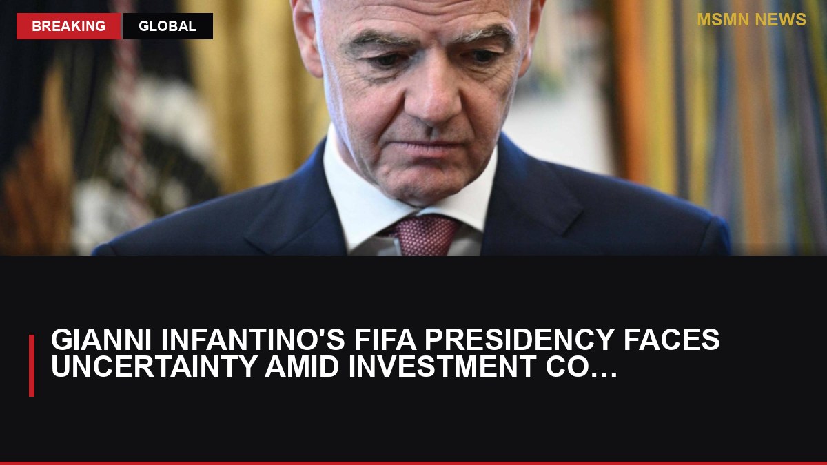 Gianni Infantino's FIFA Presidency Faces Uncertainty Amid Investment Controversy: MSMN News — image from Japan Times
