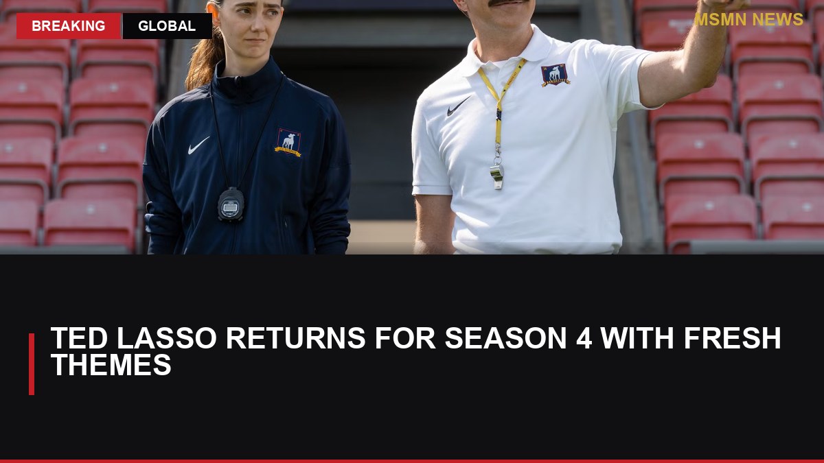 Ted Lasso Returns for Season 4 with Fresh Themes: MSMN News — image from MovieWeb