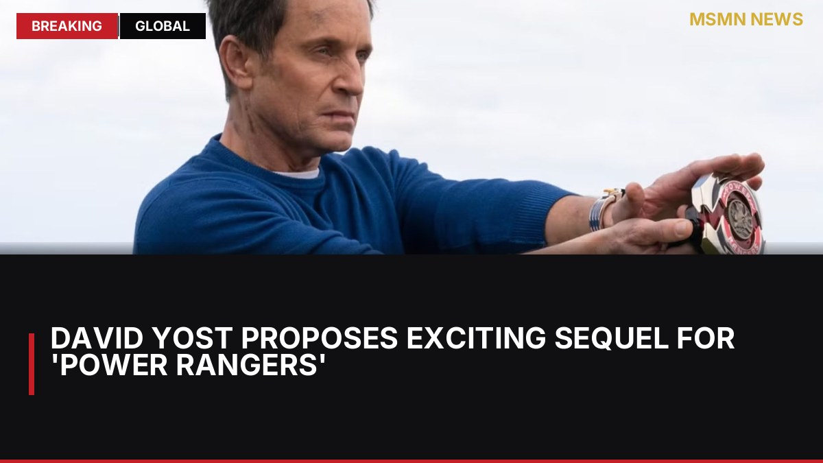 David Yost Proposes Exciting Sequel for 'Power Rangers': MSMN News — image from MovieWeb