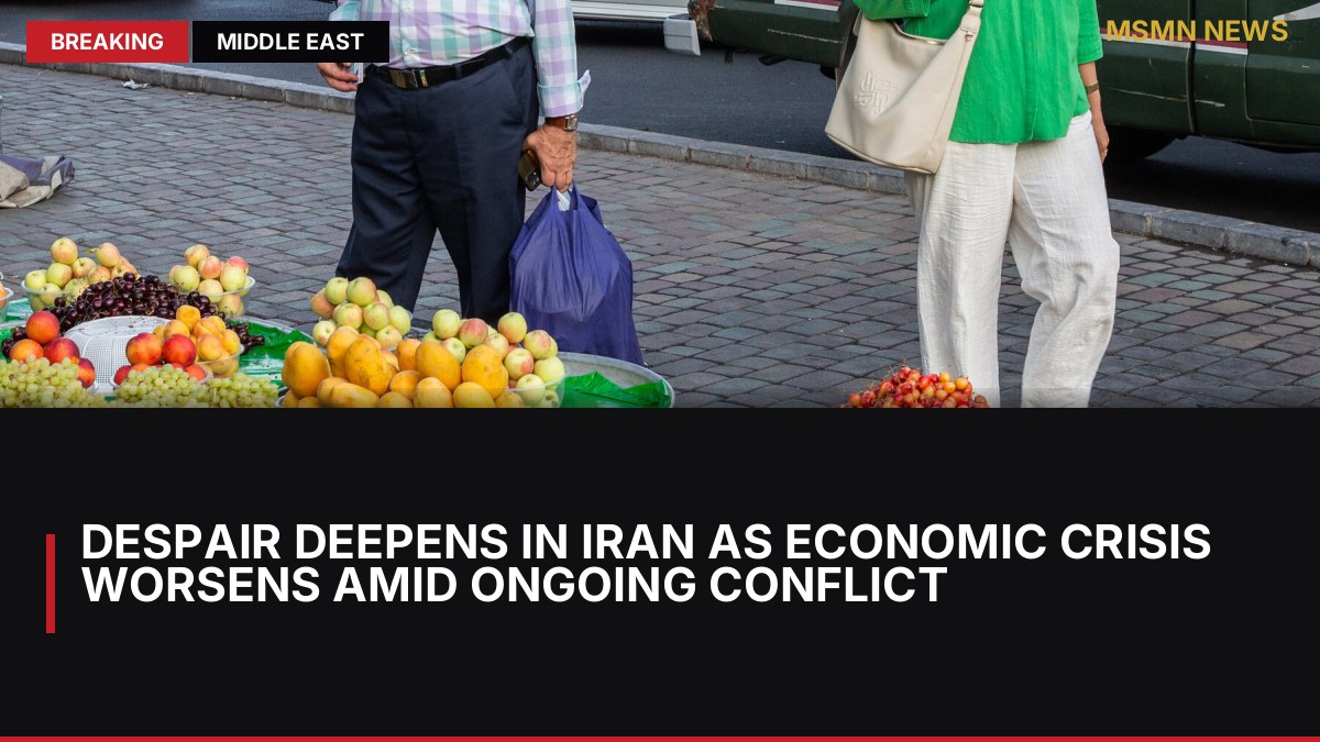 Despair Deepens in Iran as Economic Crisis Worsens Amid Ongoing Conflict: MSMN News — image from NYT World