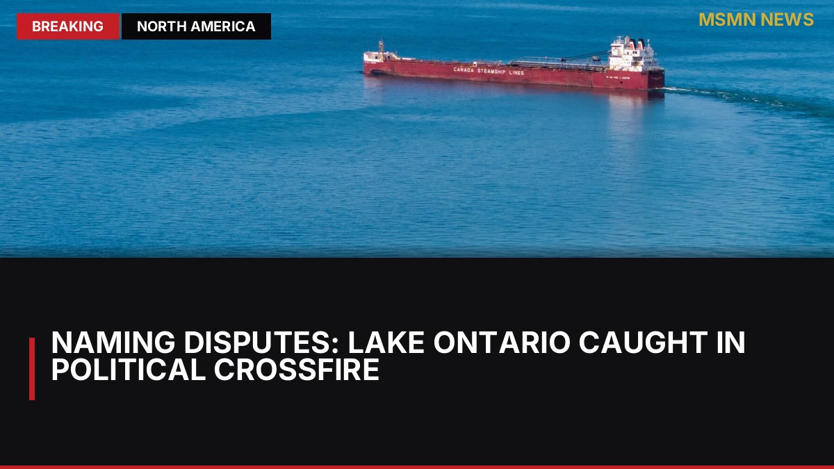 Naming Disputes: Lake Ontario Caught in Political Crossfire: MSMN News — image from NYT World