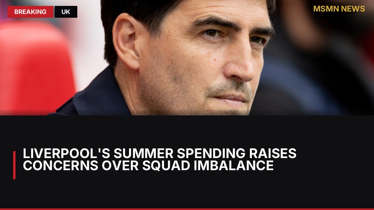 Liverpool's Summer Spending Raises Concerns Over Squad Imbalance: MSMN News — image from Sky Sports