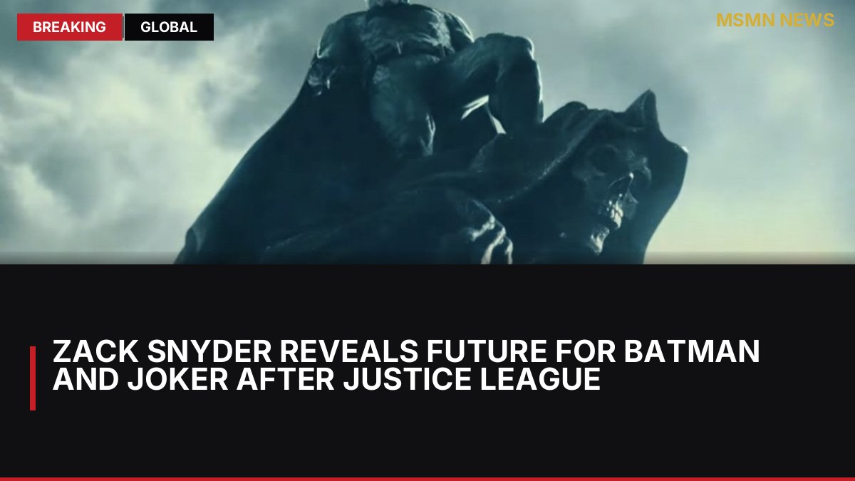 Zack Snyder Reveals Future for Batman and Joker After Justice League: MSMN News — image from ComingSoon