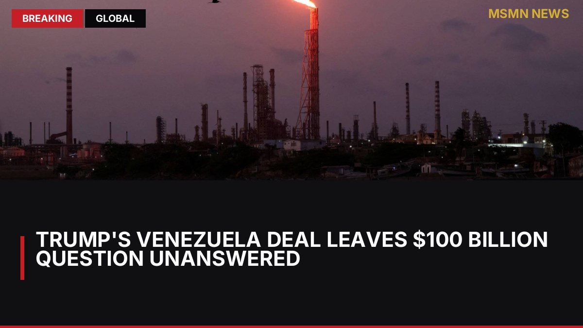 Trump's Venezuela Deal Leaves $100 Billion Question Unanswered: MSMN News — image from Japan Times