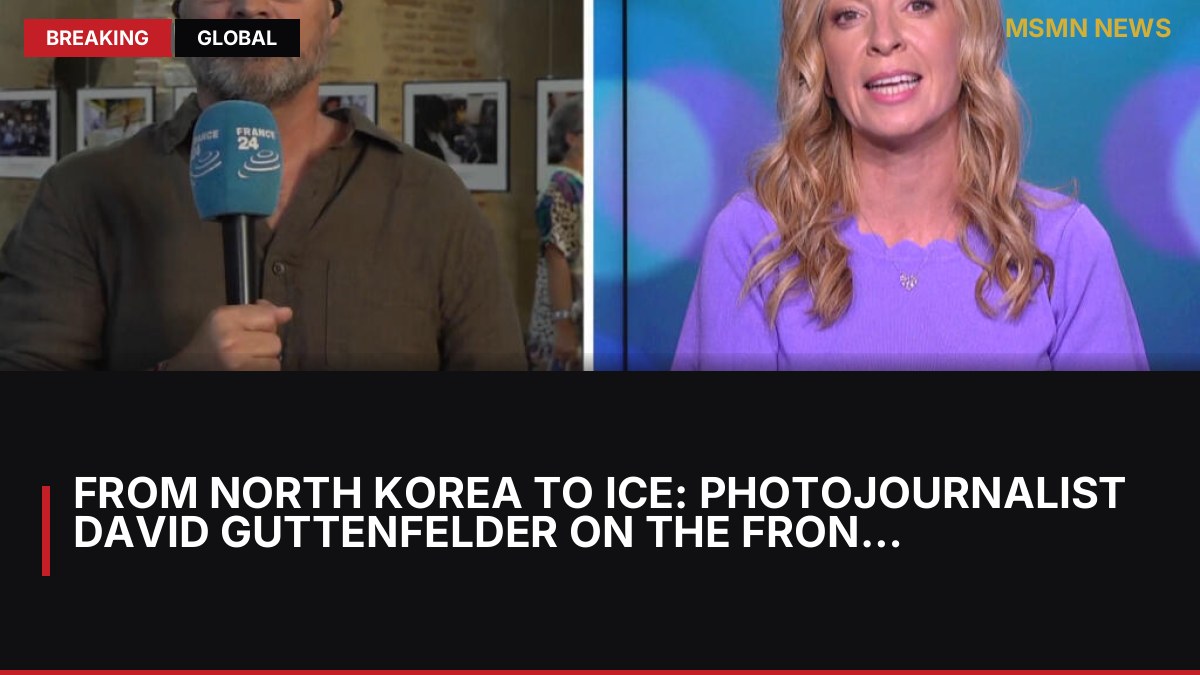 From North Korea to ICE: Photojournalist David Guttenfelder on the front lines in Minneapolis: MSMN News — image from France24 English