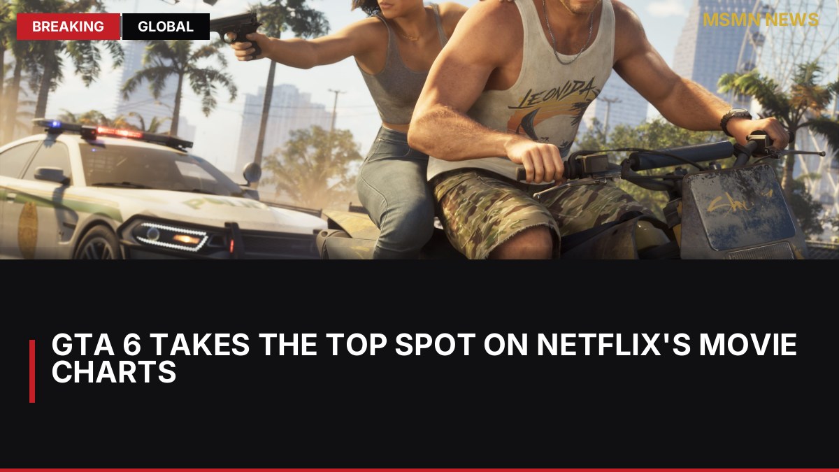 GTA 6 Takes the Top Spot on Netflix's Movie Charts: MSMN News — image from Polygon
