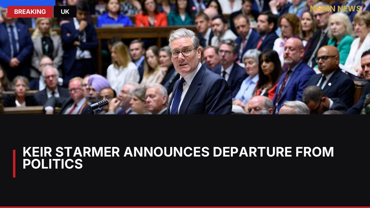 Keir Starmer Announces Departure from Politics: MSMN News — image from ABC Australia