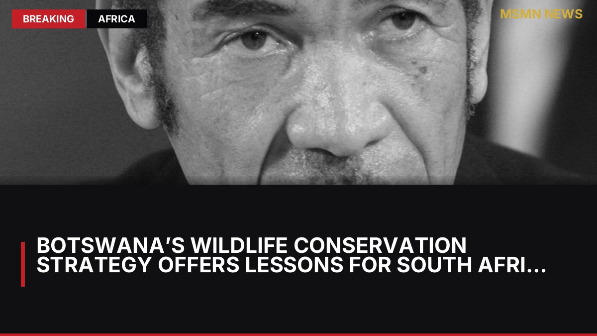 Botswana’s Wildlife Conservation Strategy Offers Lessons for South Africa: MSMN News — image from Daily Maverick SA