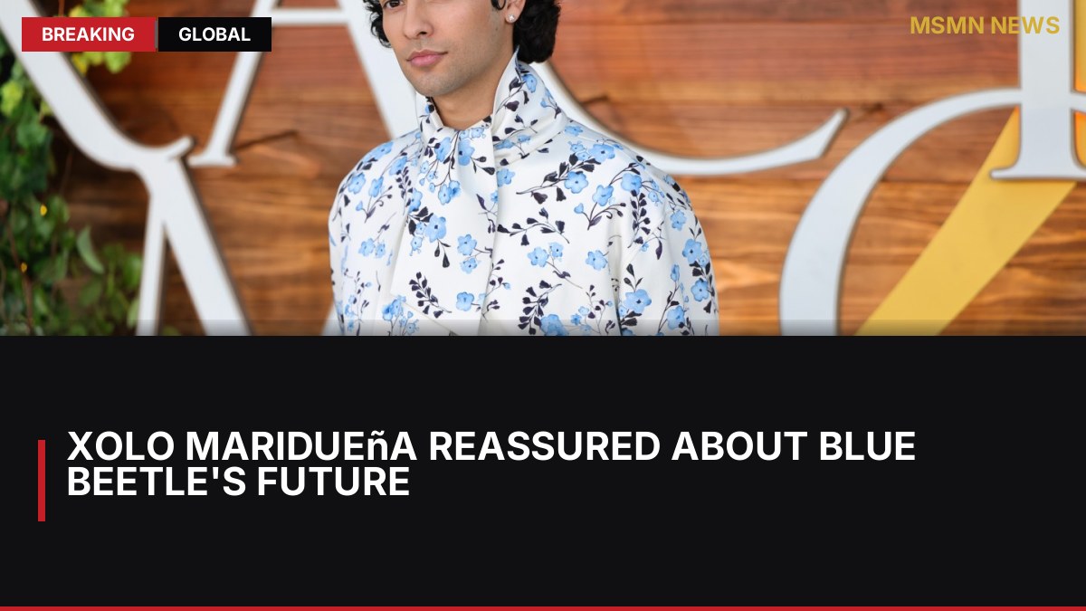 Xolo Maridueña Reassured About Blue Beetle's Future: MSMN News — image from Hollywood Reporter
