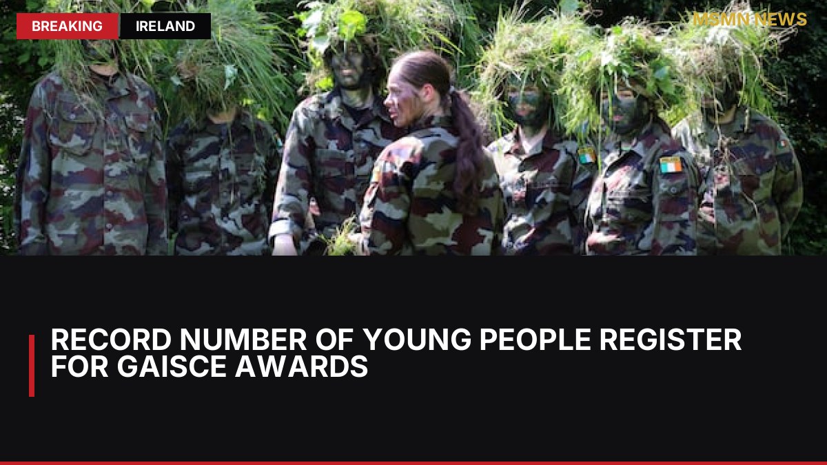 Record Number of Young People Register for Gaisce Awards: MSMN News — image from Irish Times