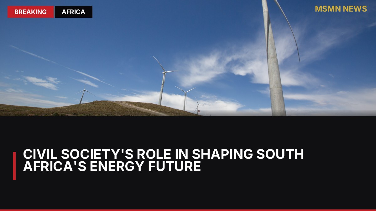 Civil Society's Role in Shaping South Africa's Energy Future: MSMN News — image from Daily Maverick SA