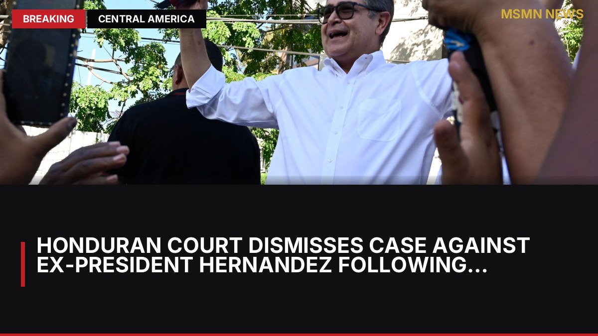 Honduran Court Dismisses Case Against Ex-President Hernandez Following Trump Pardon: MSMN News — image from Al Jazeera English