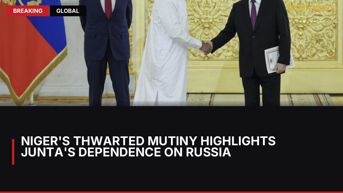 Niger's thwarted mutiny highlights junta's dependence on Russia: MSMN News — image from France24 English