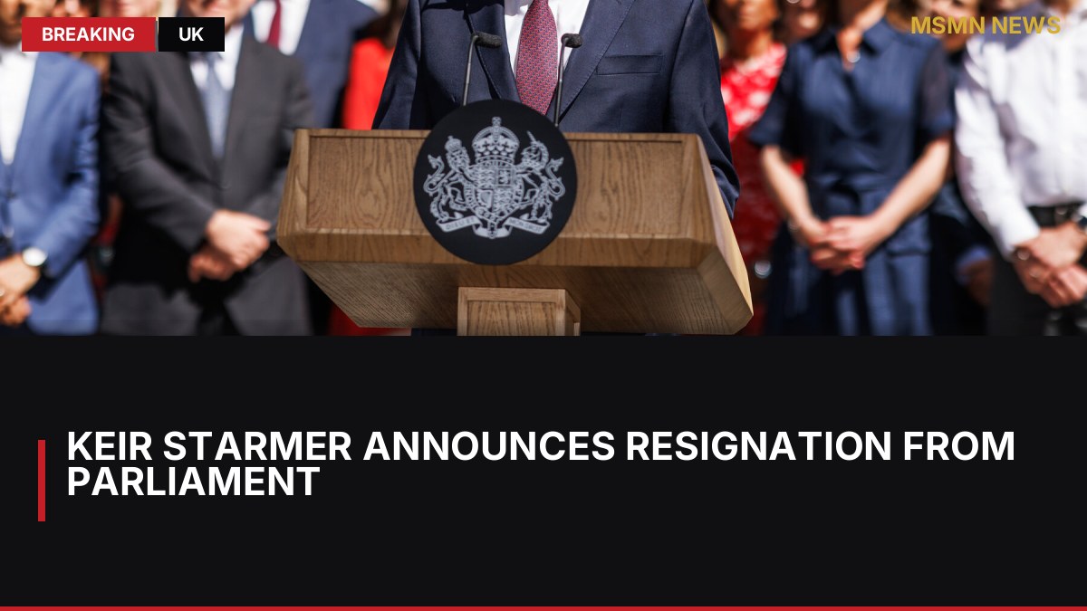 Keir Starmer Announces Resignation from Parliament: MSMN News — image from NYT World