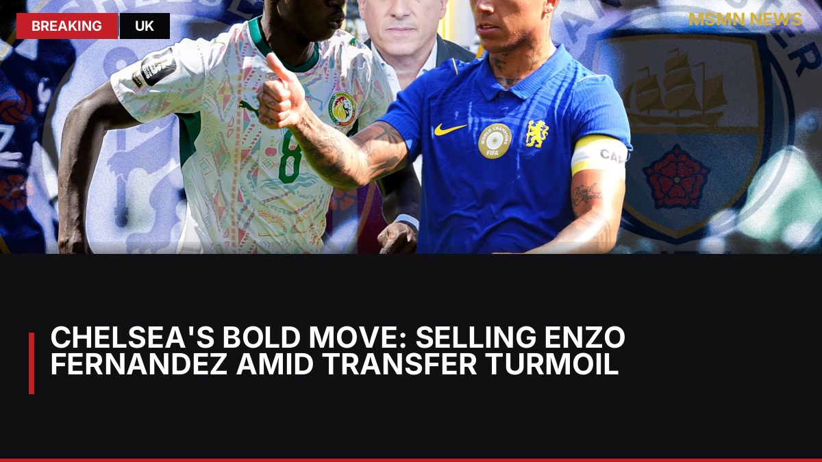 Chelsea's Bold Move: Selling Enzo Fernandez Amid Transfer Turmoil: MSMN News — image from Sky Sports