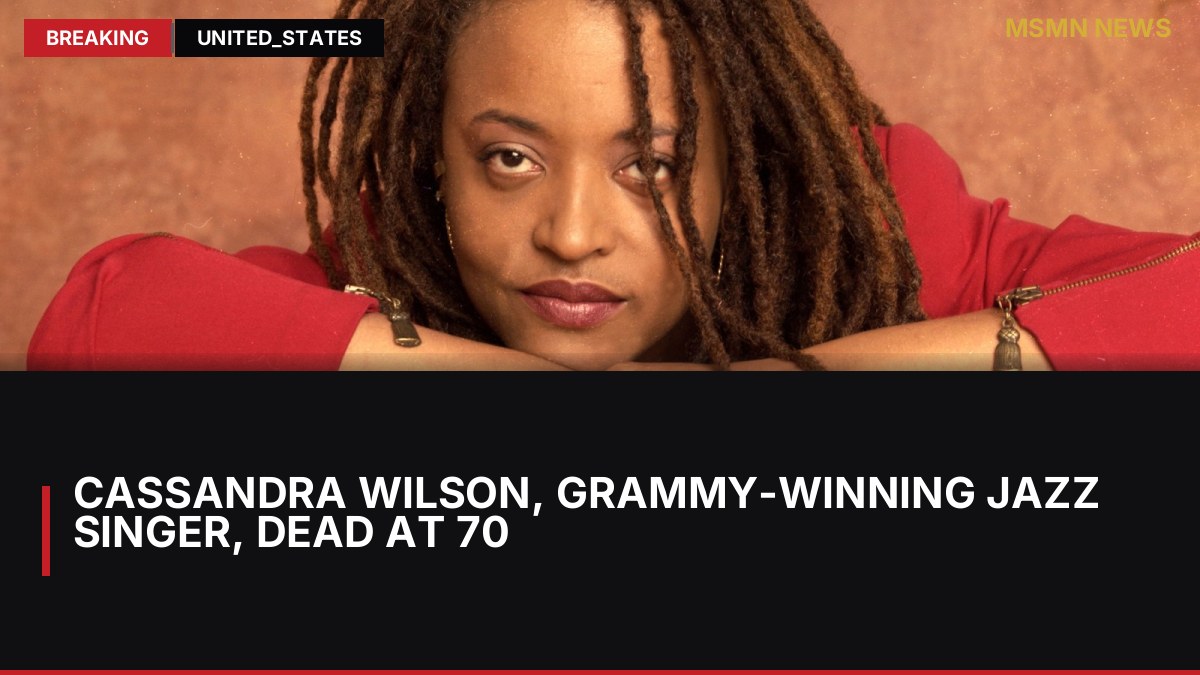 Cassandra Wilson, Grammy-Winning Jazz Singer, Dead at 70: MSMN News — image from Rolling Stone Music