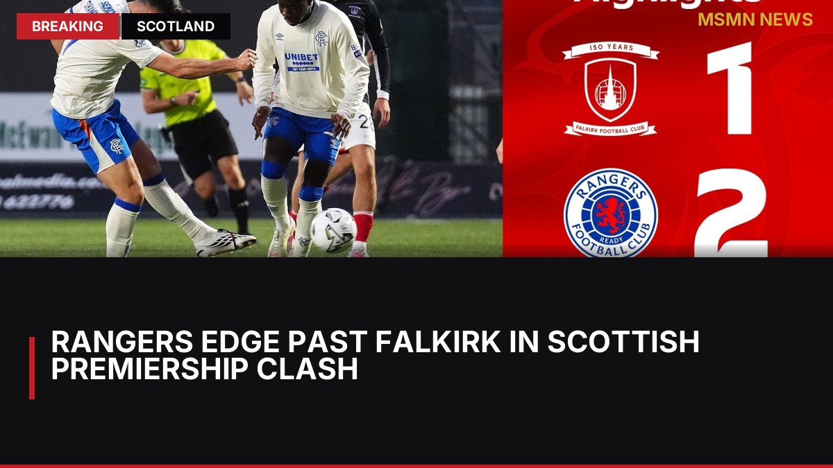 Rangers Edge Past Falkirk in Scottish Premiership Clash: MSMN News — image from Sky Sports