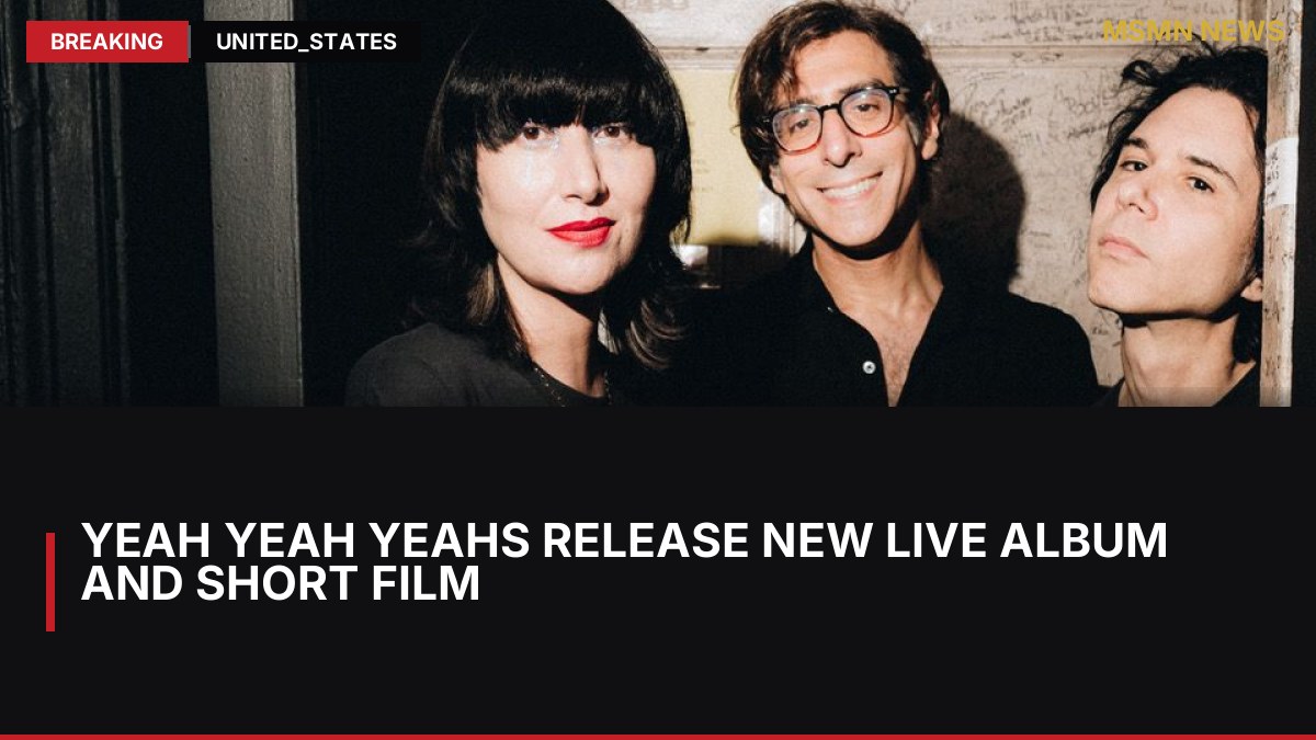 Yeah Yeah Yeahs Release New Live Album and Short Film: MSMN News — image from Pitchfork News